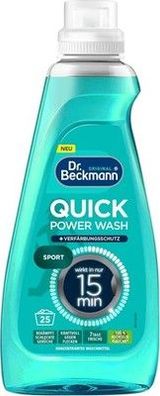 Dr. Beckmann Quick Power Wash Sport | Bekämpft schlechte Gerüche | 800 ml