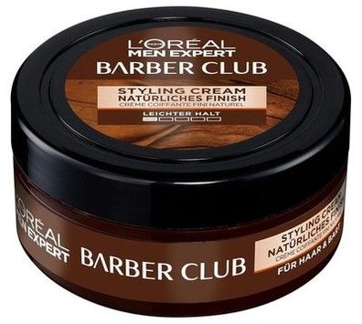 L'Oréal Men Expert Bart Styling Pomade für Männer, Haar- und Bartwachs - 75 ml