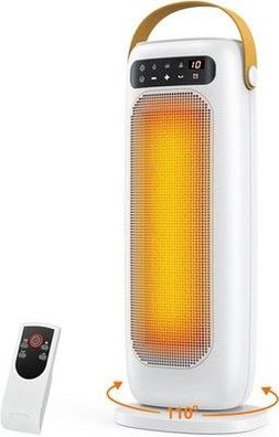 Heizlüfter Energiesparend, 35dB Leise & Kraftvoll 1500W PTC Keramik Heizlüfter