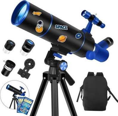 Dianfan Teleskop, Teleskop Erwachsene Astronomie, 80mm Blende Teleskope Kinder