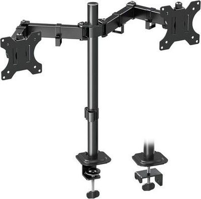 Mountup Monitor Halterung 2 Monitore für 13-32 Zoll Flach & Curved Bildschirm
