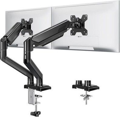 Mountup Monitor Halterung 2 Monitore für 13 bis 32 Zoll Bildschirme, Dual Arm