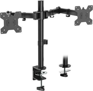 WALI Monitor Halterung 2 Monitore, Monitorhalterung für 2 Monitore bis 27 Zoll