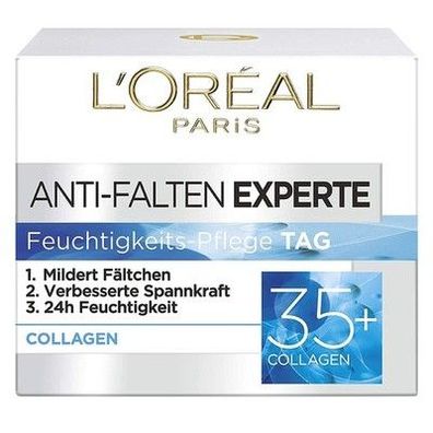L'Oréal Paris Feuchtigkeitspflege für das Gesicht, Anti-Falten Experte 35 + , 50ml