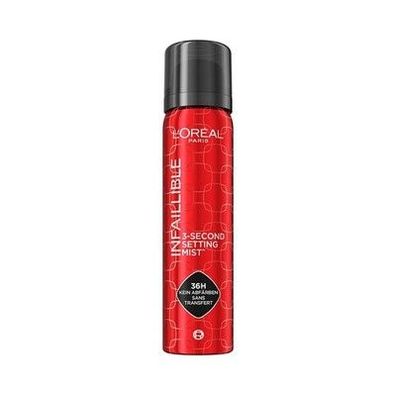 L'Oréal Paris Setting Spray zum Fixieren von Make up, Fest in 3 Sek., 75 ml