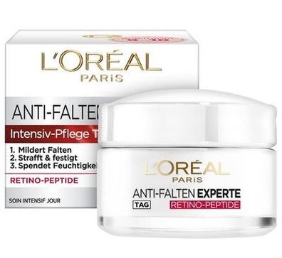 L'Oréal Paris Feuchtigkeitspflege für das Gesicht, Anti-Falten Experte, 1 x 50ml