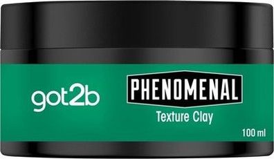 got2b Phenomenal Texture Clay Halt 5 (100ml) Haarwax für Männer Barbershop Style
