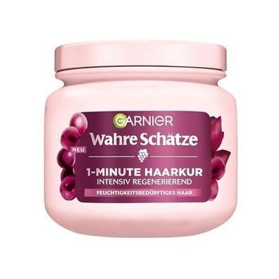 Garnier Wahre Schätze 1-Minute Haarkur, intensiv regenerierende Kur - 340 ml