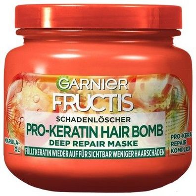 Garnier Reparierende Maske gegen Haarschäden, Mit Amla-Öl, Deep Repair, 320 ml