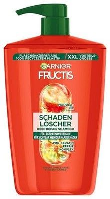 Garnier Fructis Schadenlöscher reparierendes Shampoo, geschädigtes Haar XXL, 1 L