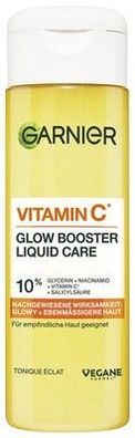 Garnier Vitamin C Glow Booster Liquid Care Gesichtsfluid, Toner, vegan, 120ml