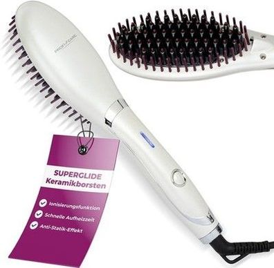 ProfiCare® Glättbürste Superglide-Keramikborsten | Haarglätter Bürste PC-GB 3021