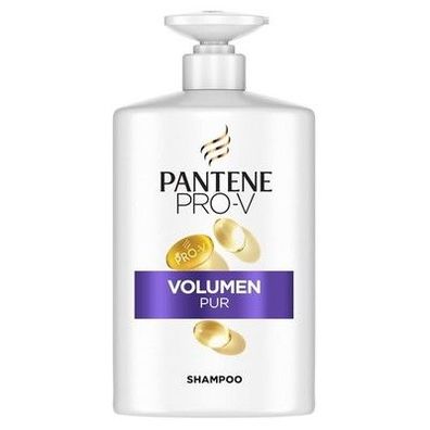 Pantene Pro-V Volumen Pur Shampoo 1000ml Pumpspender für Feines, Plattes Haar