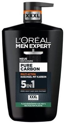 L'Oréal Men Expert XXXL 5-in-1 Duschgel und Shampoo für Männer Duschbad, 1000 ml
