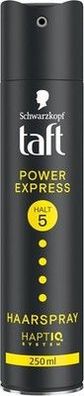 Schwarzkopf Taft Haarspray Power Express (250 ml), Haltegrad 5 Haarstyling