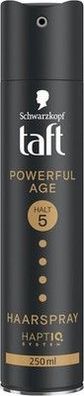 Schwarzkopf Taft Haarspray Powerful Age (250 ml), Haltegrad 5 Haarstyling Spray