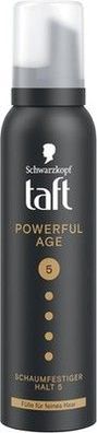 Schwarzkopf Taft Schaumfestiger Powerful Age (150ml), Haltegrad 5, Haarschaum