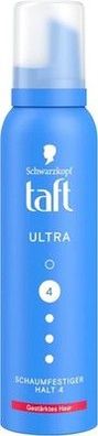 Schwarzkopf Taft Schaumfestiger Ultra (150ml), Haltegrad 4, Haarschaum, Vegan