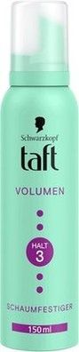 Schwarzkopf Taft Schaumfestiger Volumen (150ml), Haltegrad 3, Haarschaum, Vegan