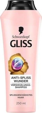 Gliss Shampoo Anti-Spliss Wunder (250 ml), Haarshampoo mit Ion-Komplex, Haar