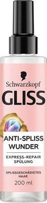 Gliss Spülung Anti-Spliss Wunder (200ml) Haarspülung repariert geschädigte Haare
