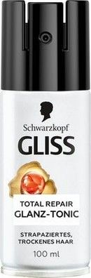 Gliss Total Repair Glanz Tonic (100 ml), Spray mit Keratin für Brillianten Glanz