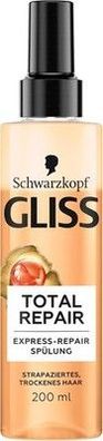 Gliss Express-Repair-Spülung Total Repair (200 ml), Haarspülung bis zu 230 °C