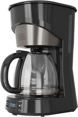 BLACK+DECKER – Filterkaffeemaschine BXCO1002E | 1000W | 12 Tassen | 24h-Timer