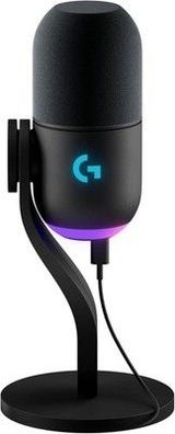 Logitech G Yeti GX dynamisches RGB-Gaming-Mikrofon mit Lightsync, USB-Mikrofon