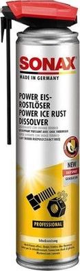 SONAX PowerEis-Rostlöser mit EasySpray (400 ml) Schockvereiser, Art-Nr. 04723000