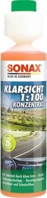 SONAX KlarSicht 1:100 Konzentrat (250 ml) hochkonzentrierter Reinigungszusatz