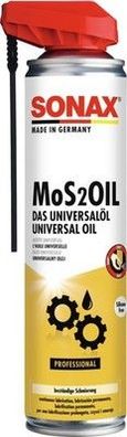 SONAX MoS2Oil Universal-Öl EasySpray (400 ml) Multifunktionsöl, Art-Nr. 03394000