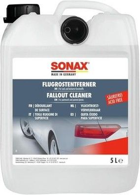 SONAX Flugrost-Entferner säurefrei (5 Liter) Entfernt Korrosionserscheinungen