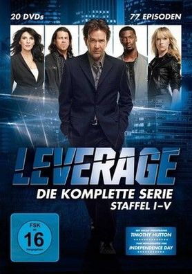 Leverage - Die komplette Serie [20 DVDs] TV-Serien / Show, Deutsch