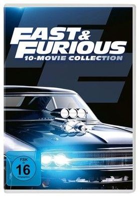 Fast & Furious - 10-Movie-Collection [DVD] Action, Spielfilm - Deutsch