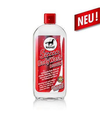 leovet 5-Sterne Body Wash Biotin 500ml silikonfrei