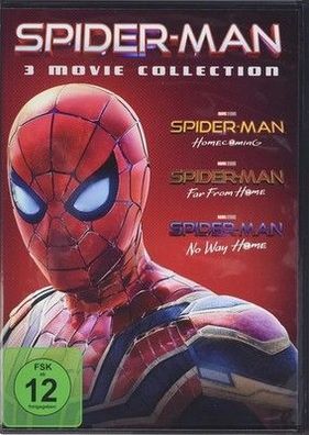 Spider-Man: Homecoming, Far From Home, No Way Home (3 DVDs) Deutsch, Action