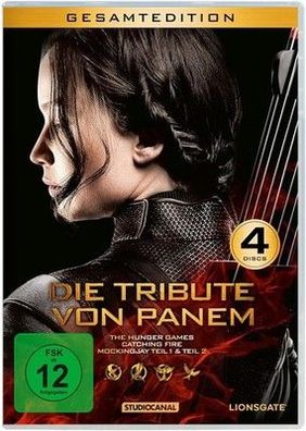 Die Tribute von Panem Gesamtedition [4 DVDs] Action Abenteuer, Fantasy, Thriller