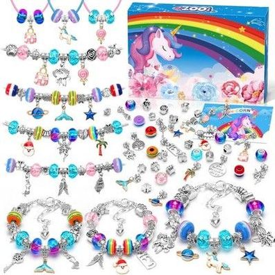 ZOOI Geschenke für Mädchen, Armband Kit Geschenke 4-11 Jahre, Bastel Set Kinder
