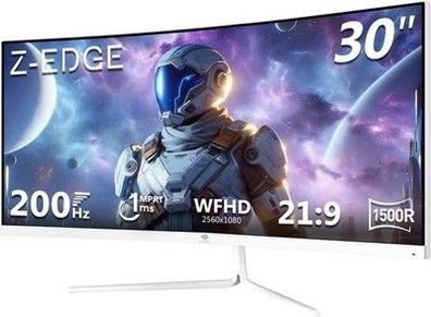 Z-Edge 30 Zoll Ultrawide Curved Gaming Monitor 200Hz (DP) 165Hz (HDMI) 1ms MPRT