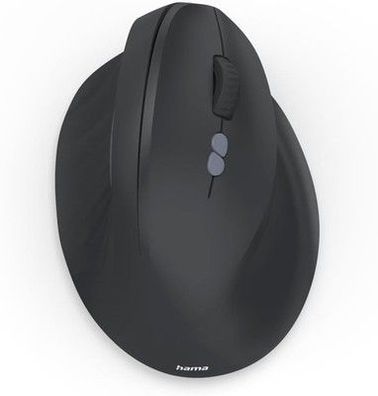 Hama vertikale Maus, kabellos optische Maus ohne Klickgeräusch, 7 Tasten schwarz