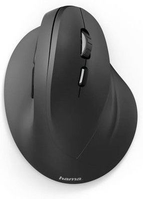 Hama kabellose Maus ergonomisch (Vertikale Maus ohne Kabel für Rechtshänder)