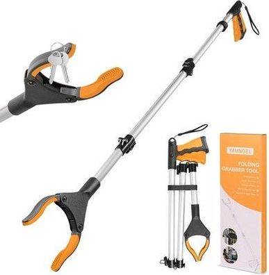 Yaungel 108cm Greifzange für Senioren, Folding Greifer mit Magnet-Greifarm, 360°
