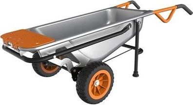WORX WG050 Aerocart Multifunktions-Schubkarre 8-in-1: Sackkarre, Tragehilfe, uvm