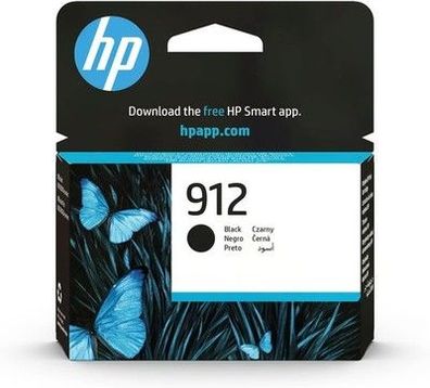 HP 912 (3YL80AE) Schwarz Original Druckerpatrone für HP OfficeJet Pro-Reihe