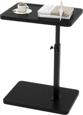 IBUYKE Beistelltisch C Form, 360° Rotierbar & Höhenverstellbar Sofatisch schwarz
