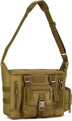 HUNTVP Taktisch Schultertasche Militär Crossbody Bag Tasche (35 x 24 x 11-14cm)