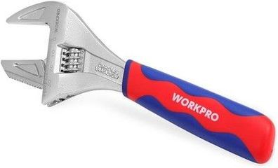 Workpro 2-in-1 Schraubenschlüssel verstellbar Rohrzange & Rollgabelschlüssel