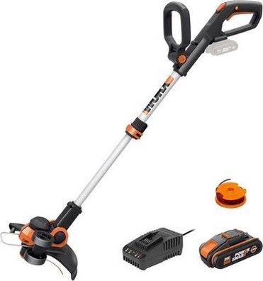 WORX 18V (20V MAX) Akku-Rasentrimmer WG163E.2, 2,0Ah PowerShare, 3-in-1 Funktion