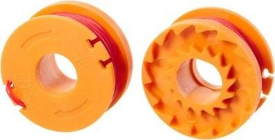 WORX WA0004.1 Faden für 20V WORX Rasentrimmer – Ø 1,65mm, 3m Länge – 2er Set